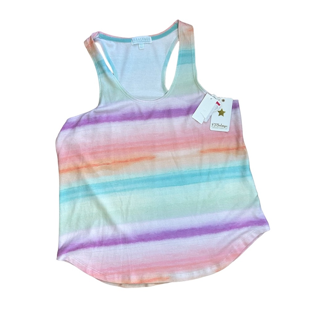 NWT PJ Salvage Tank Top Pajama Lounge Striped M